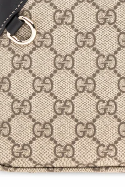 Gucci beżowy Torba na ramię `GG Emblem Small`