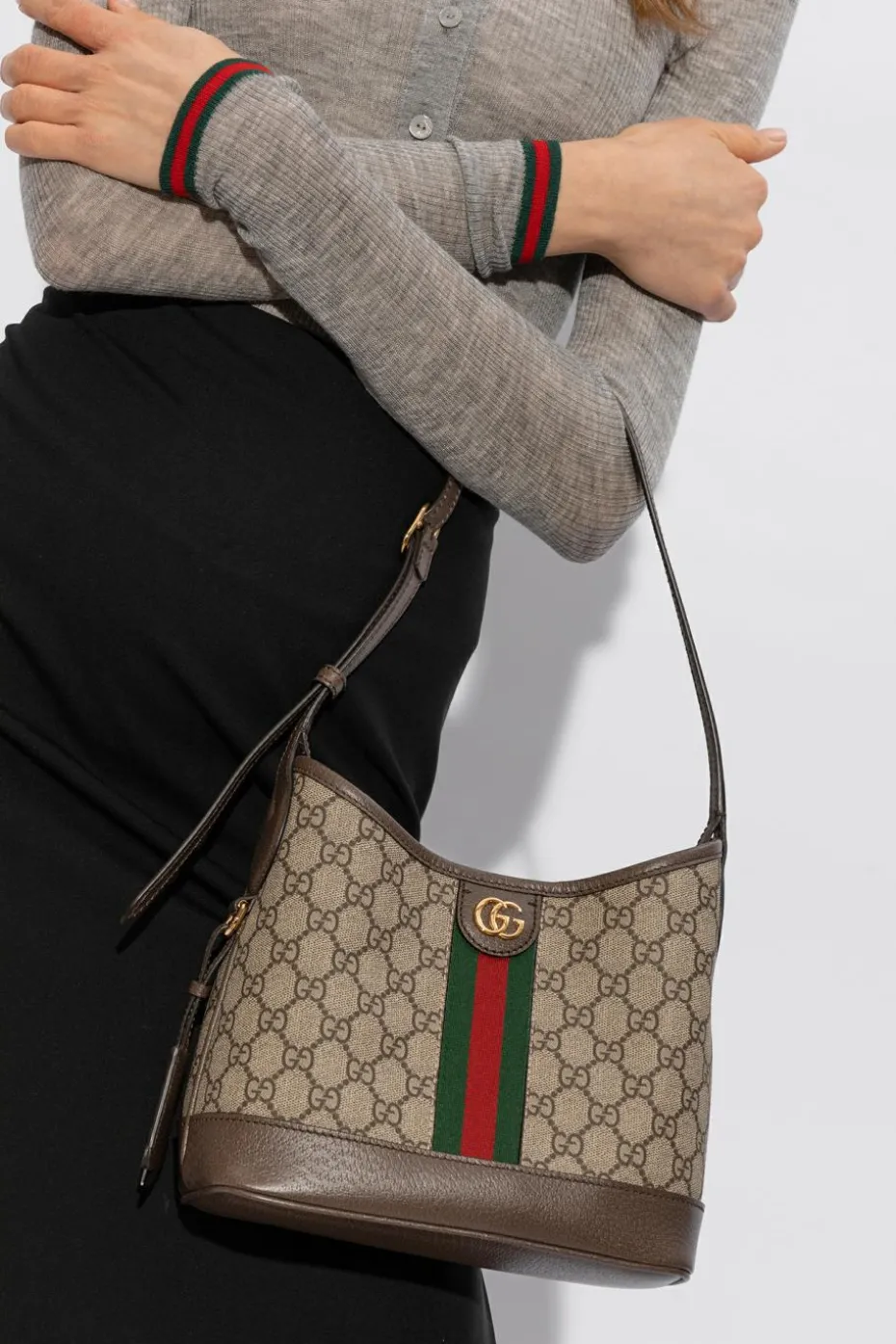 Gucci beżowy Torba na ramię ‘Ophidia Small’