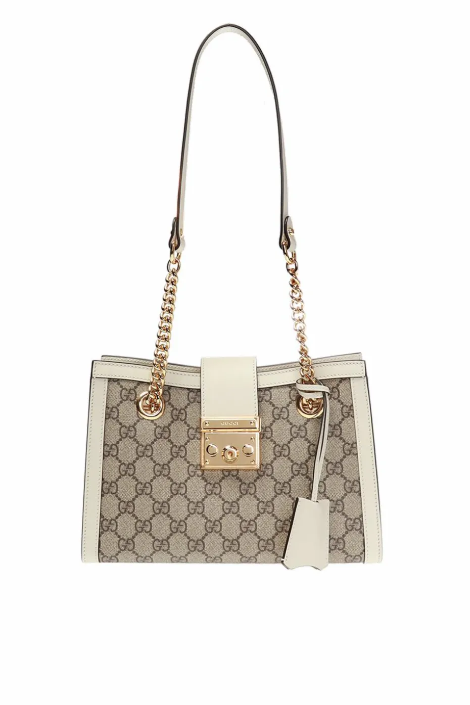 Gucci beżowy Torba na ramię 'Padlock'