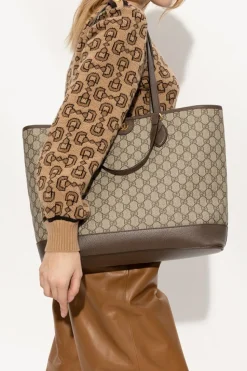 Gucci beżowy Torba ‘Ophidia Medium’ typu ‘shopper’