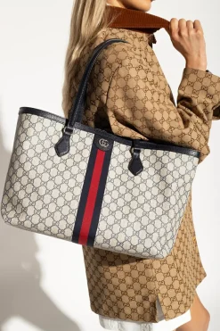 Gucci beżowy Torba ‘Ophidia Medium’ typu ‘shopper’