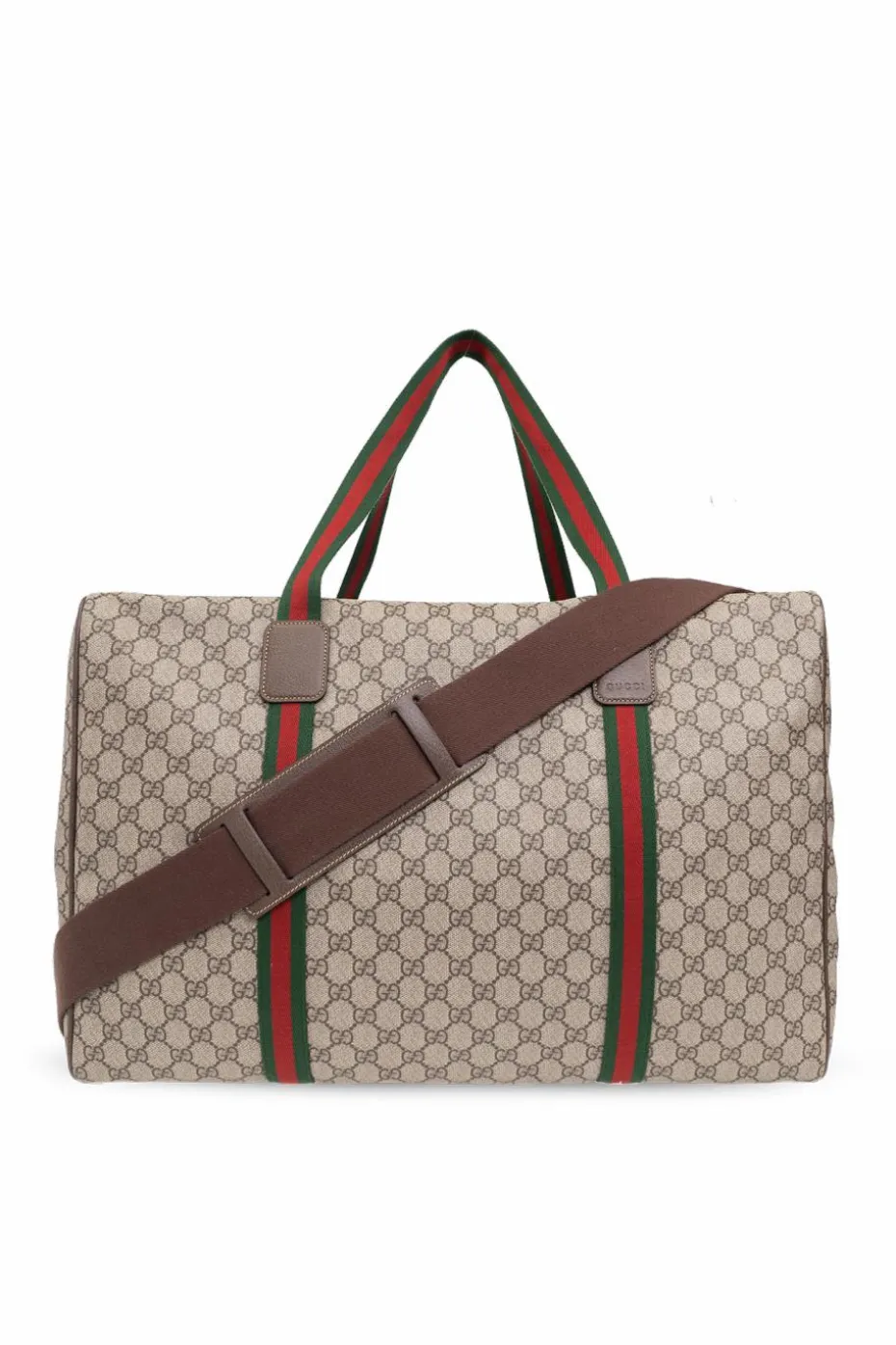 Gucci beżowy Torba podręczna z płótna ‘GG Supreme’