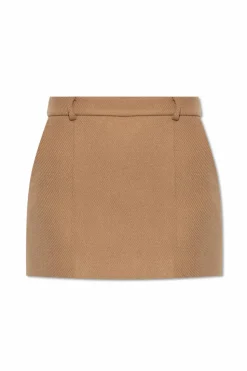 Gucci beżowy Wełniana spódnica