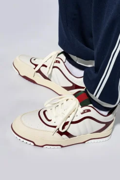 Gucci BIAŁY Buty sportowe z logo