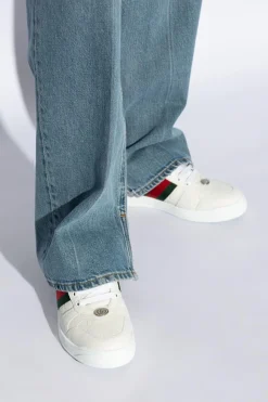 Gucci BIAŁY Buty sportowe `Screener`