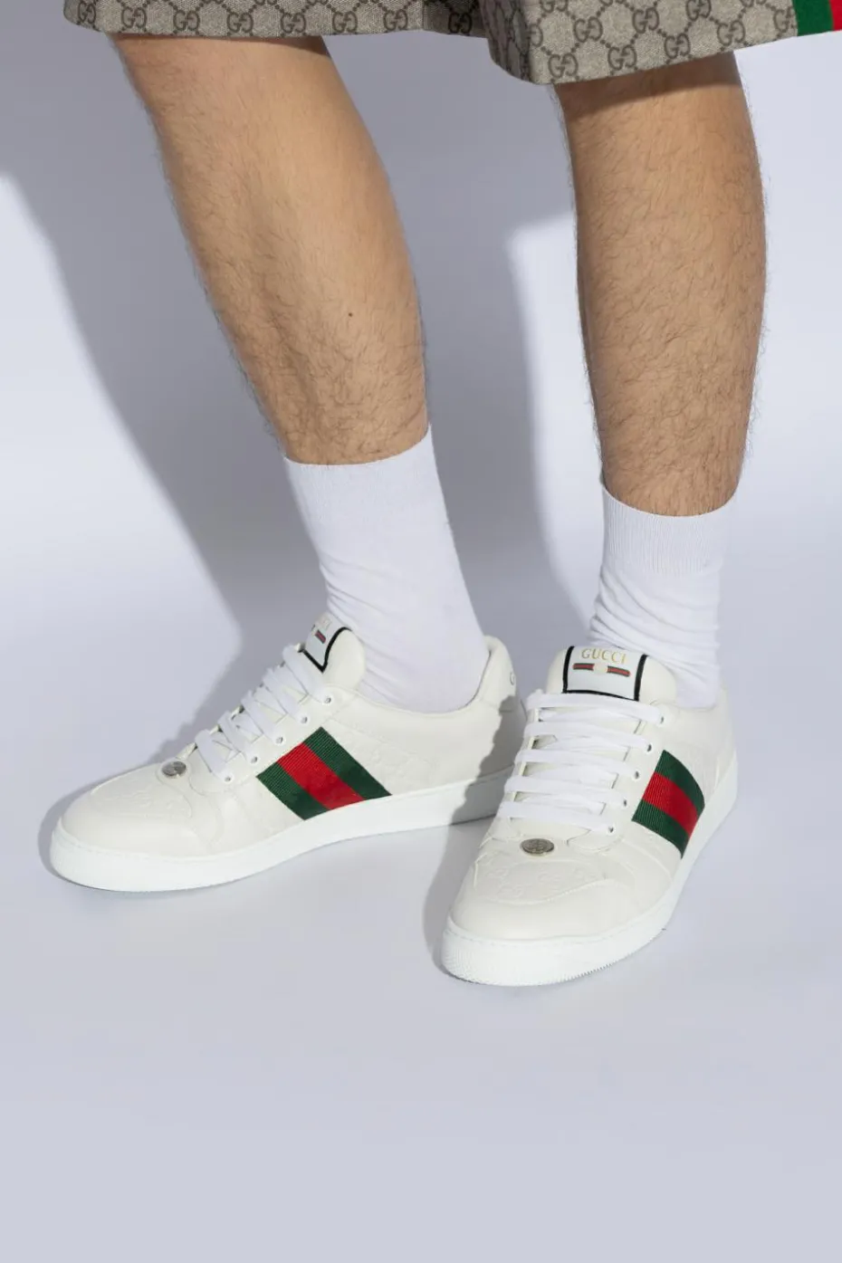 Gucci BIAŁY Buty sportowe `Screener`