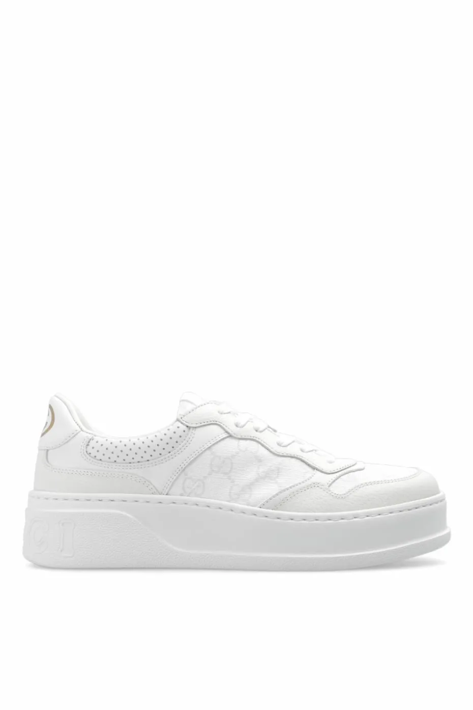 Gucci BIAŁY Buty sportowe z monogramem