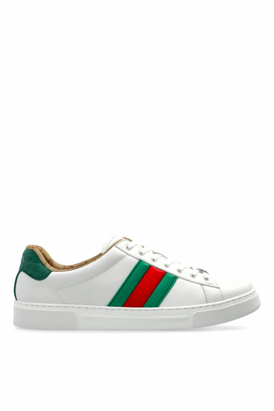 Gucci BIAŁY Buty sportowe z logo