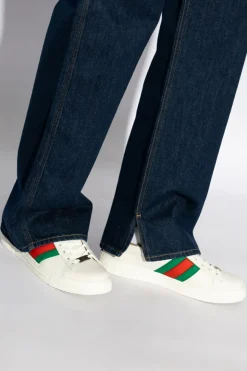 Gucci BIAŁY Buty sportowe z logo