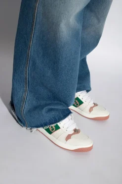 Gucci BIAŁY Buty sportowe z logo