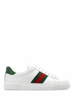 Gucci BIAŁY Buty sportowe z pasem ‘Web’