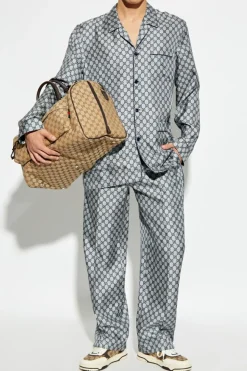 Gucci BIAŁY Jedwabna koszula
