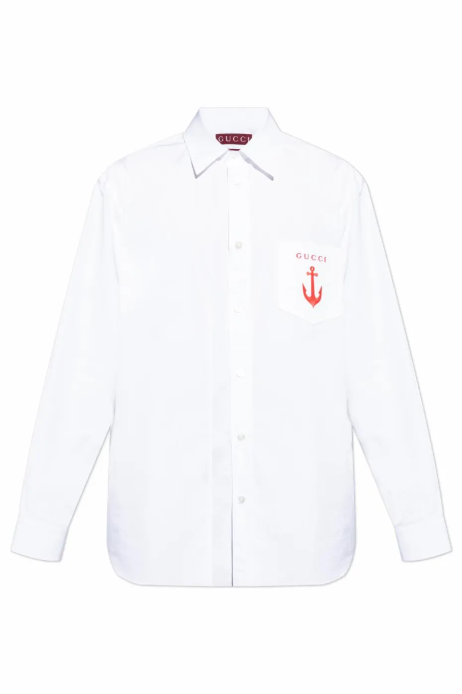 Gucci BIAŁY Koszula z logo