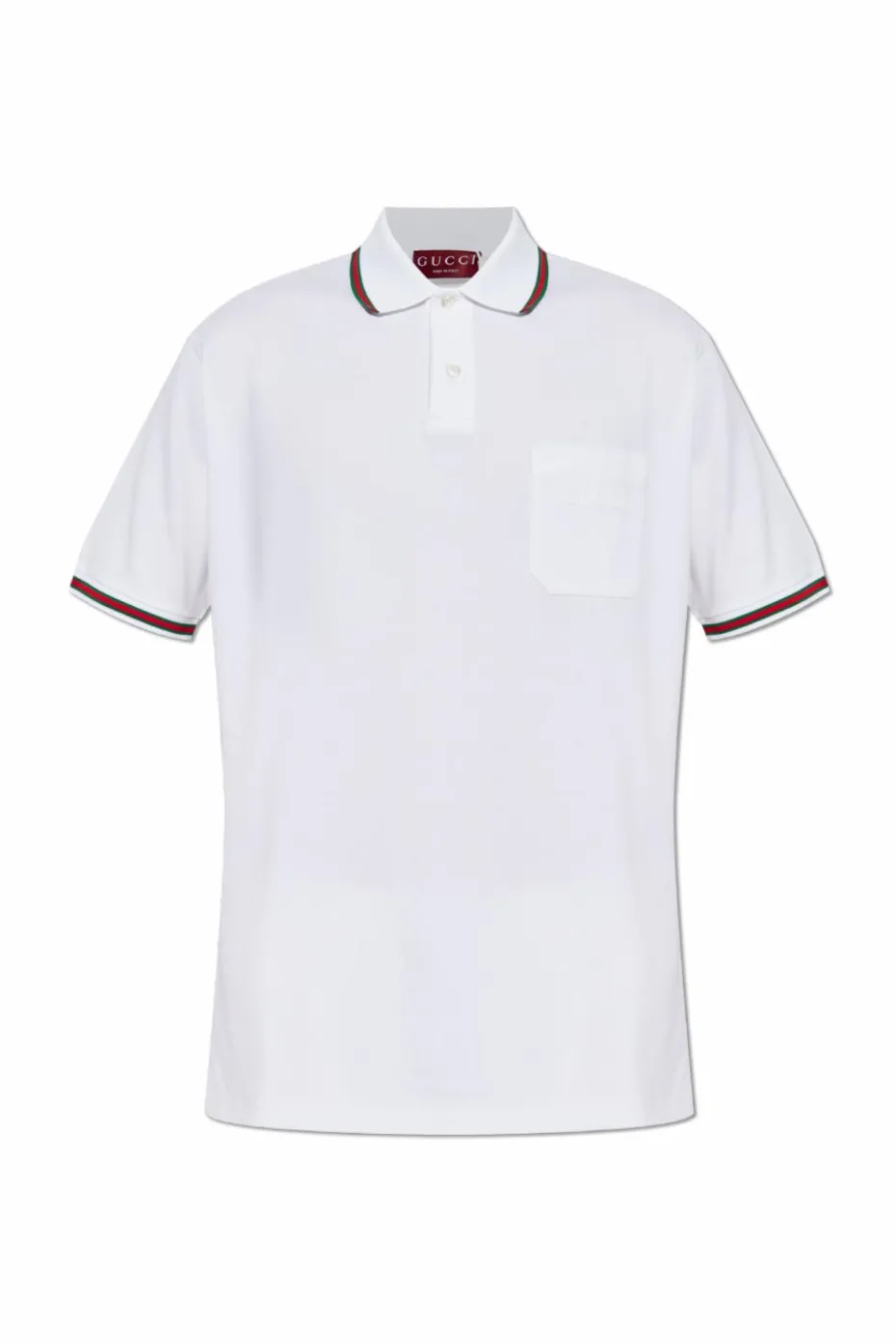 Gucci BIAŁY Polo z logo