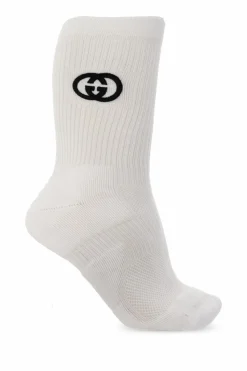 Gucci BIAŁY Skarpety z logo