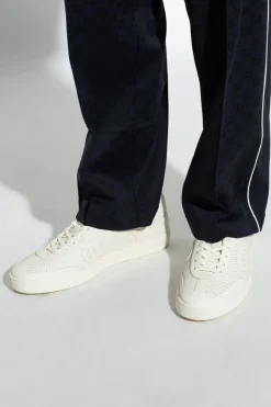 Gucci BIAŁY Skórzane buty sportowe
