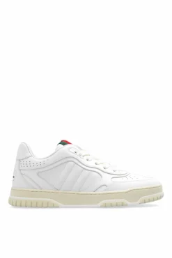 Gucci BIAŁY Skórzane buty sportowe