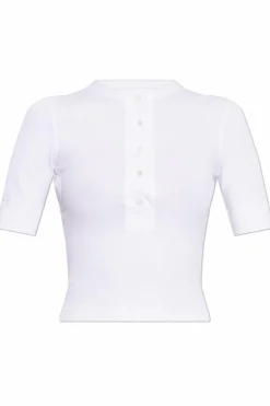 Gucci BIAŁY Top z wyszytym logo