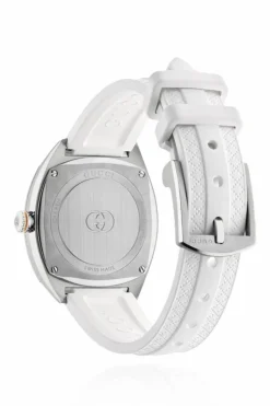 Gucci BIAŁY Zegarek z logo