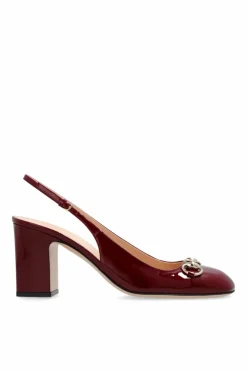 Gucci BORDO Buty na obcasie `Horsebit`