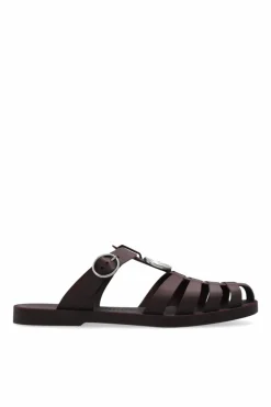 Gucci BORDO Gumowe klapki