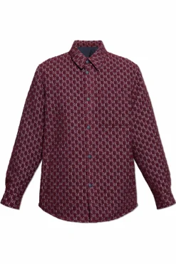 Gucci BORDO Ocieplana kurtka