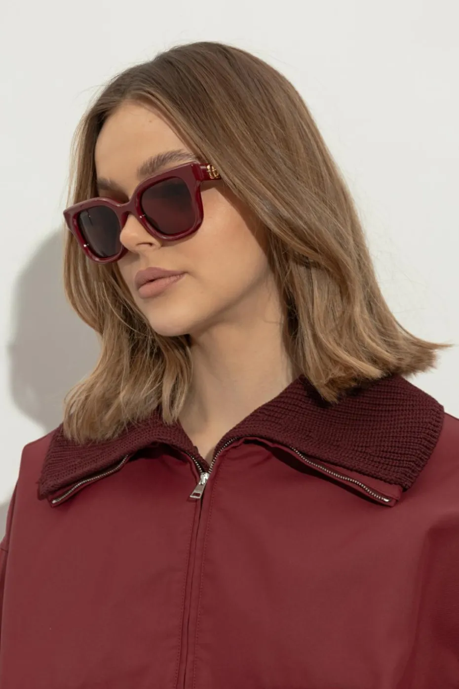 Gucci BORDO Okulary przeciwsłoneczne