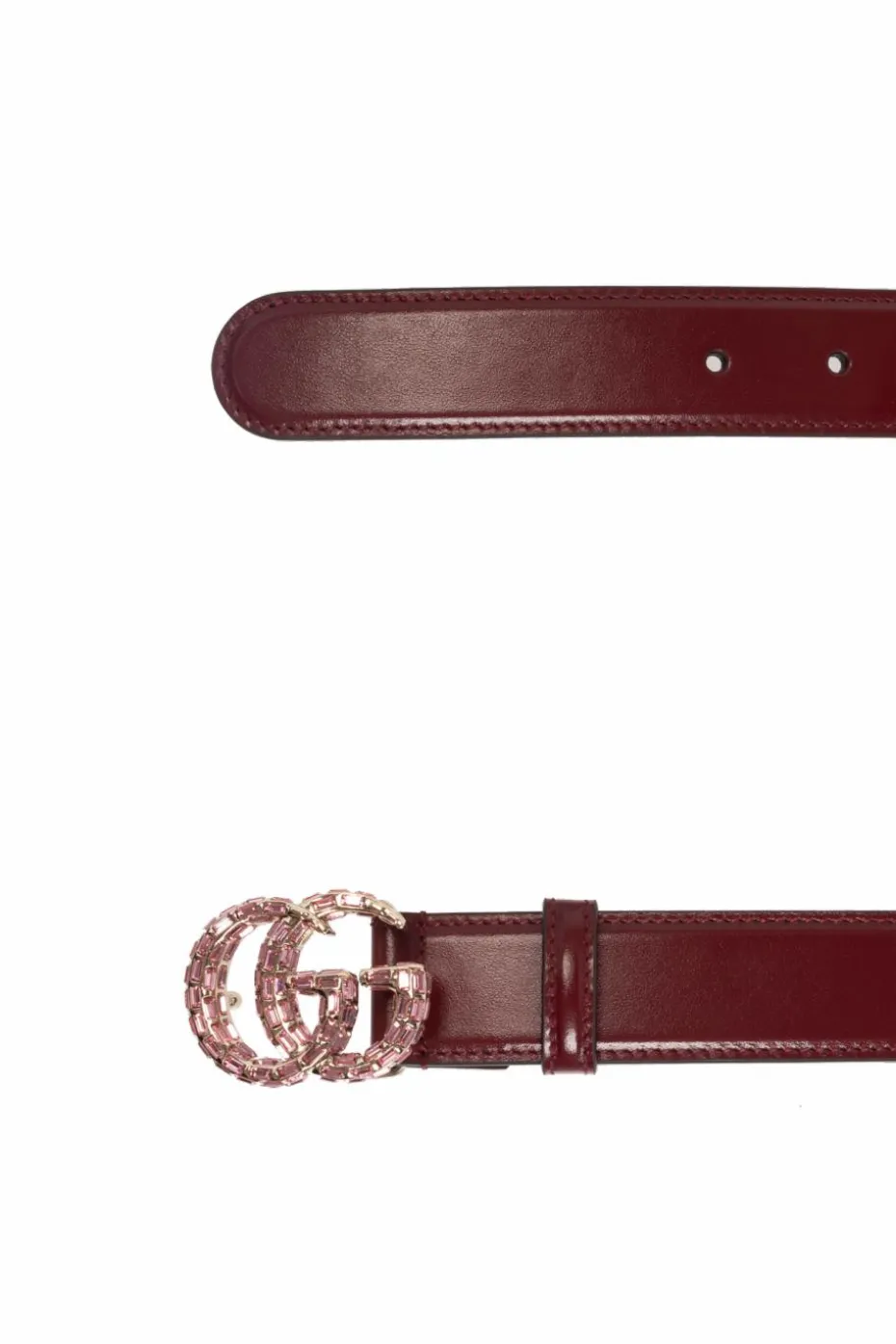 Gucci BORDO Pasek z logo