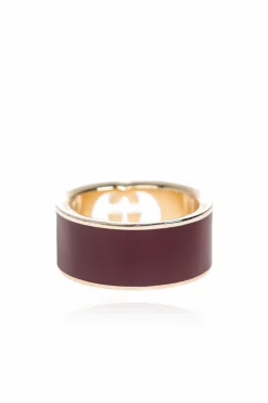 Gucci BORDO Pierścień z logo