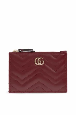 Gucci BORDO Skórzane etui na klucze
