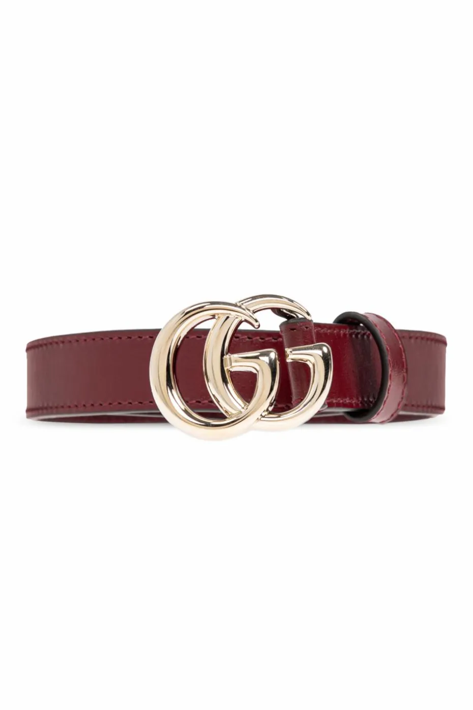 Gucci BORDO Skórzany pasek