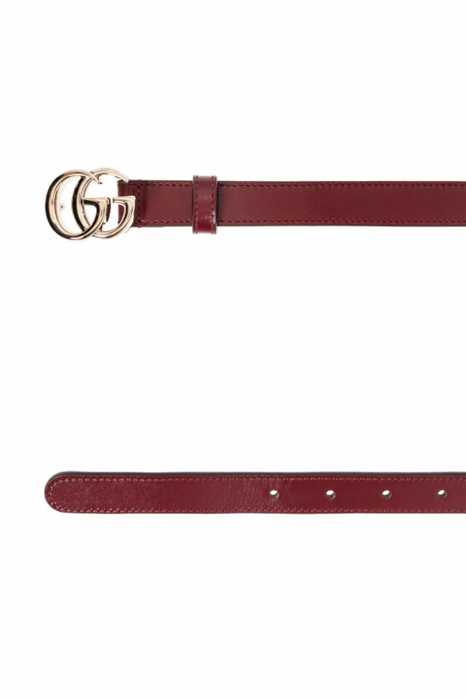 Gucci BORDO Skórzany pasek
