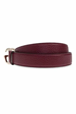 Gucci BORDO Skórzany pasek