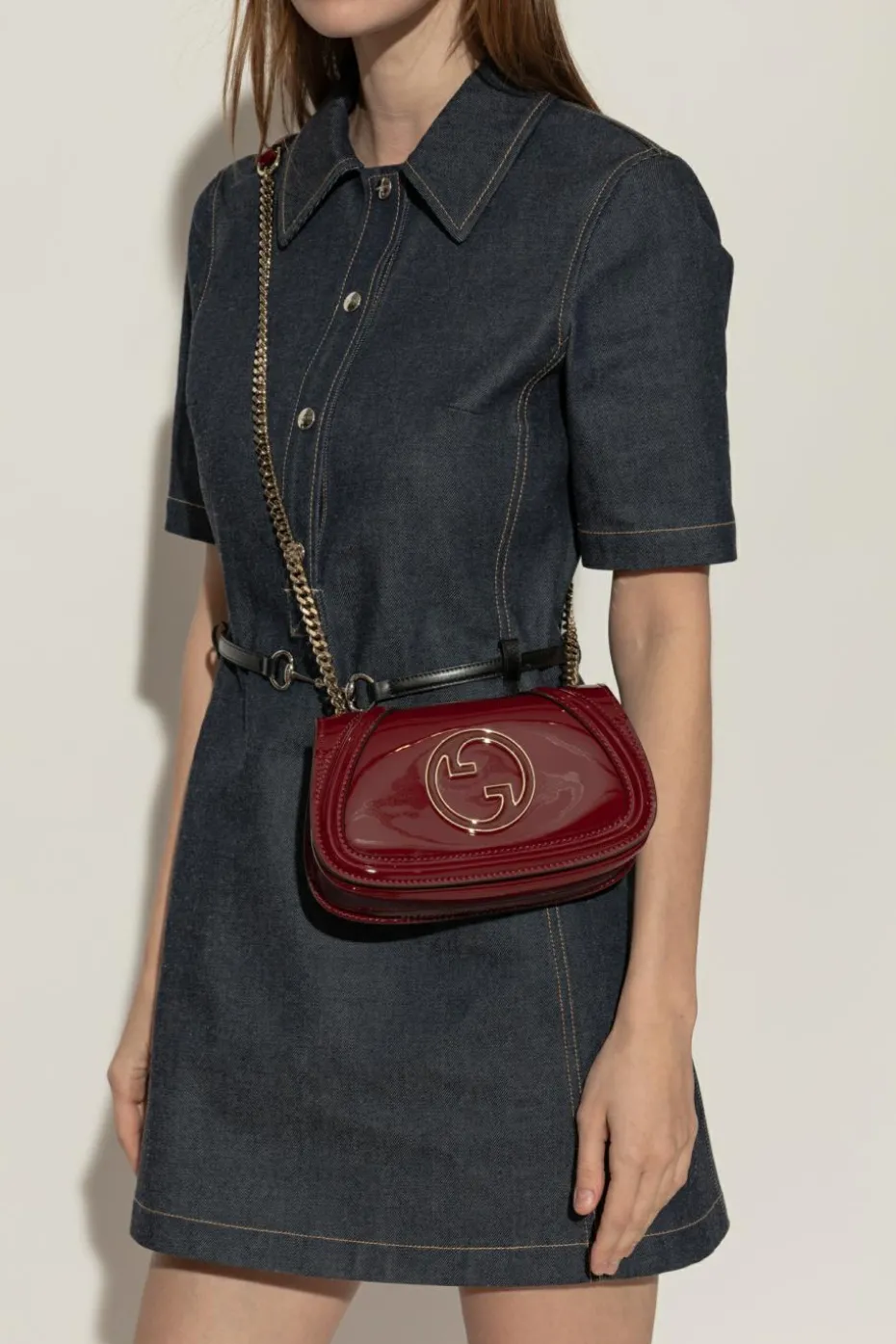 Gucci BORDO Torba na ramię ‘Blondie Mini’