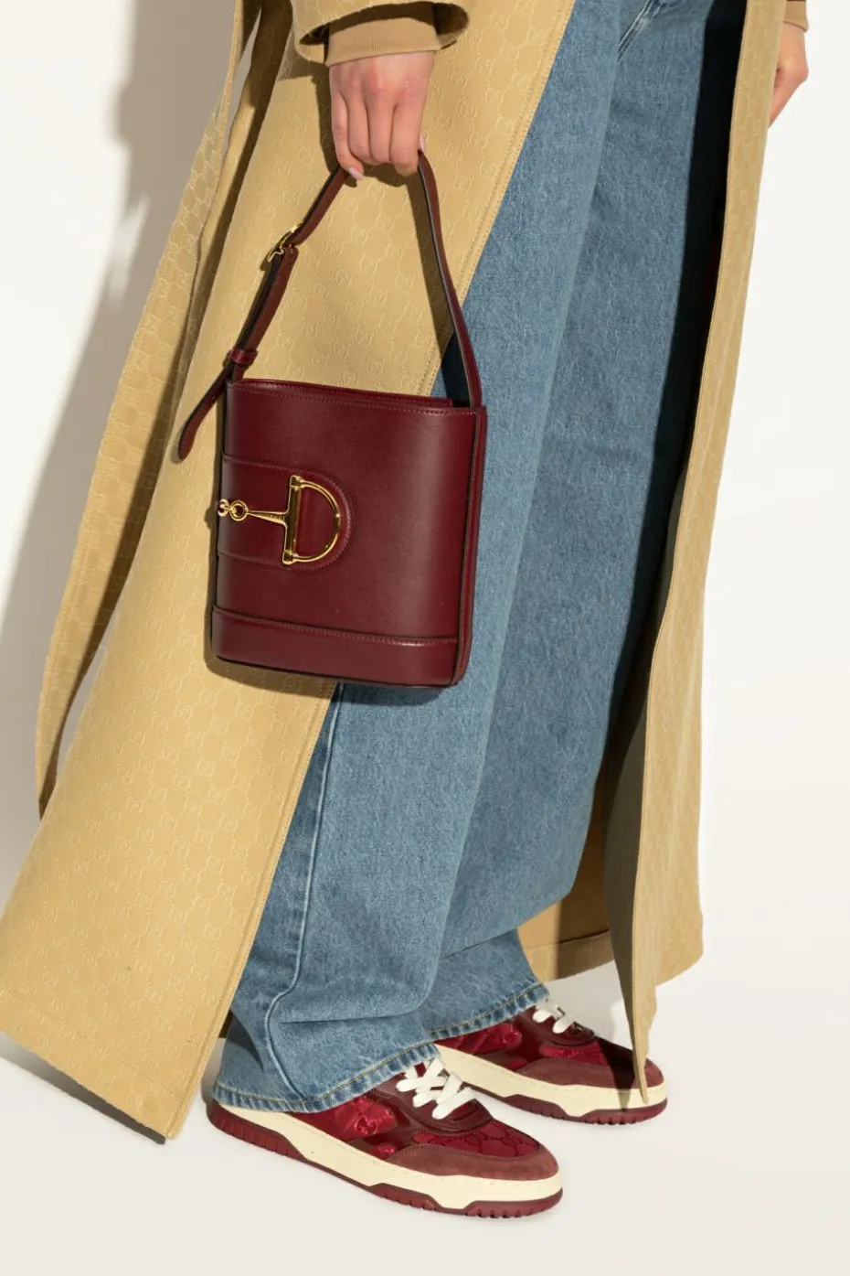 Gucci BORDO Torba na ramię `73 Mini`