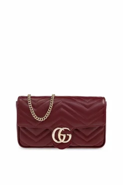 Gucci BORDO Torba na ramię `GG Marmont Super Mini`