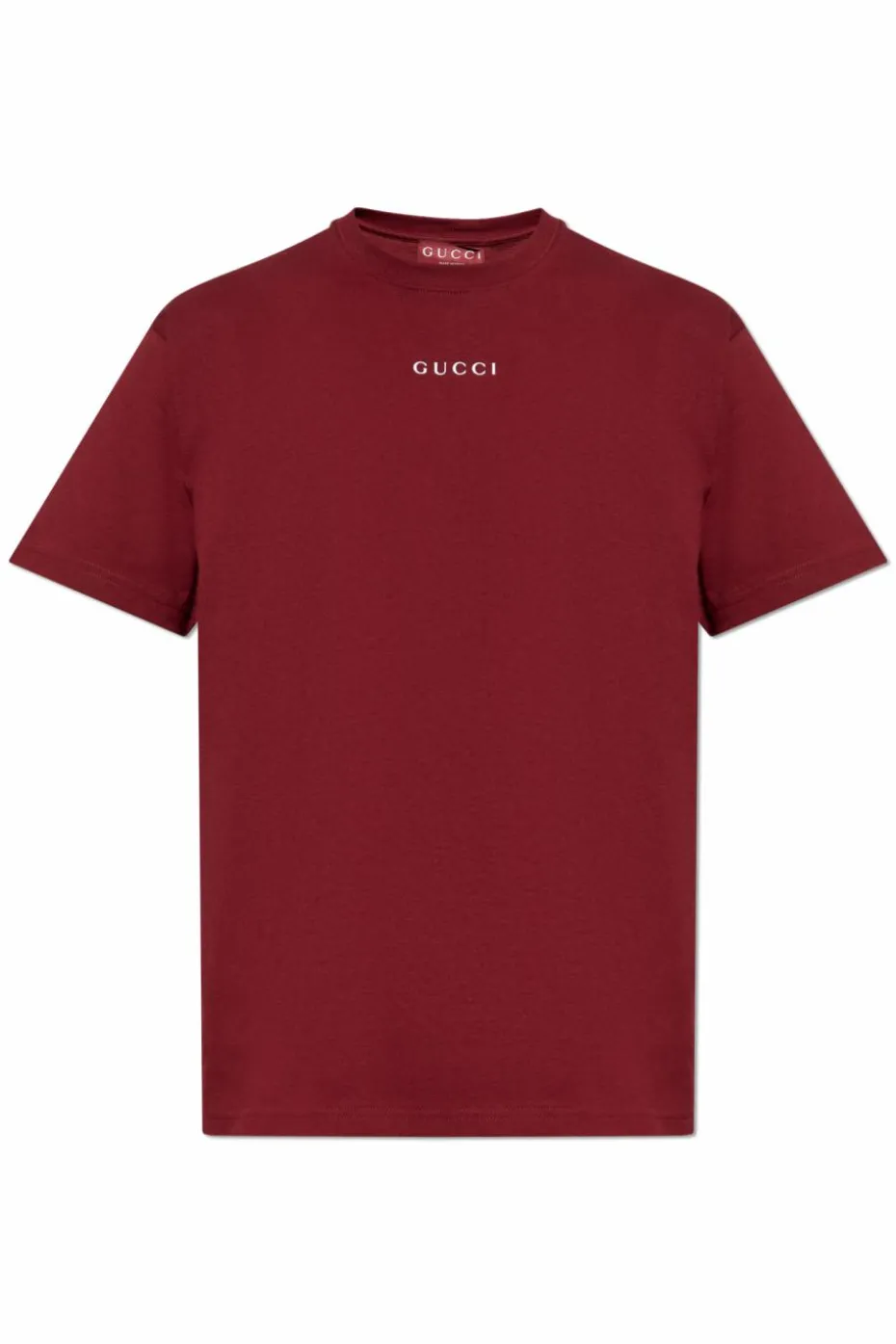 Gucci BORDO T-shirt z nadrukowanym logo