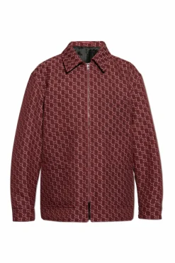 Gucci BORDO Wełniana kurtka