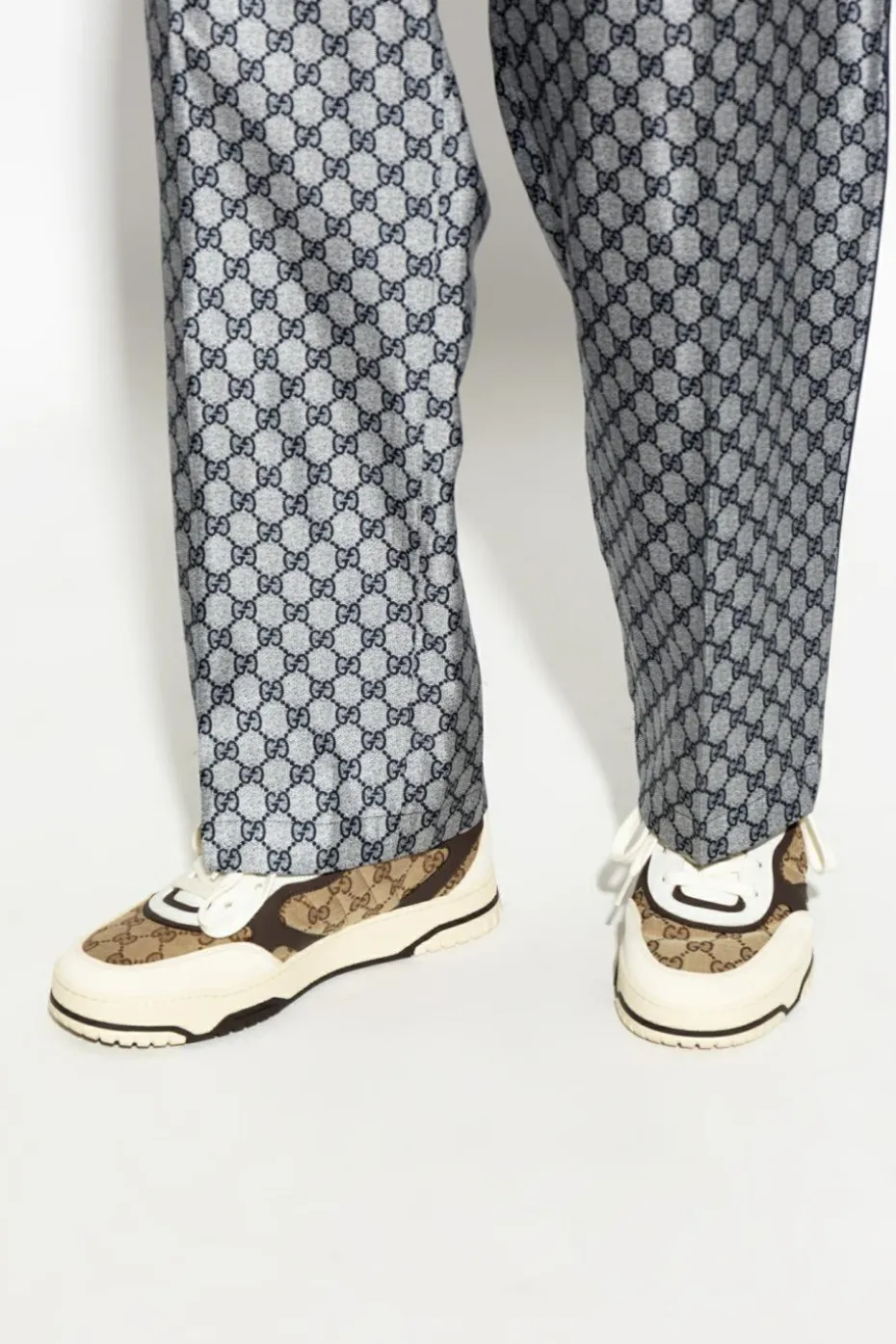 Gucci BRĄZOWY Buty sportowe `Re-Web`