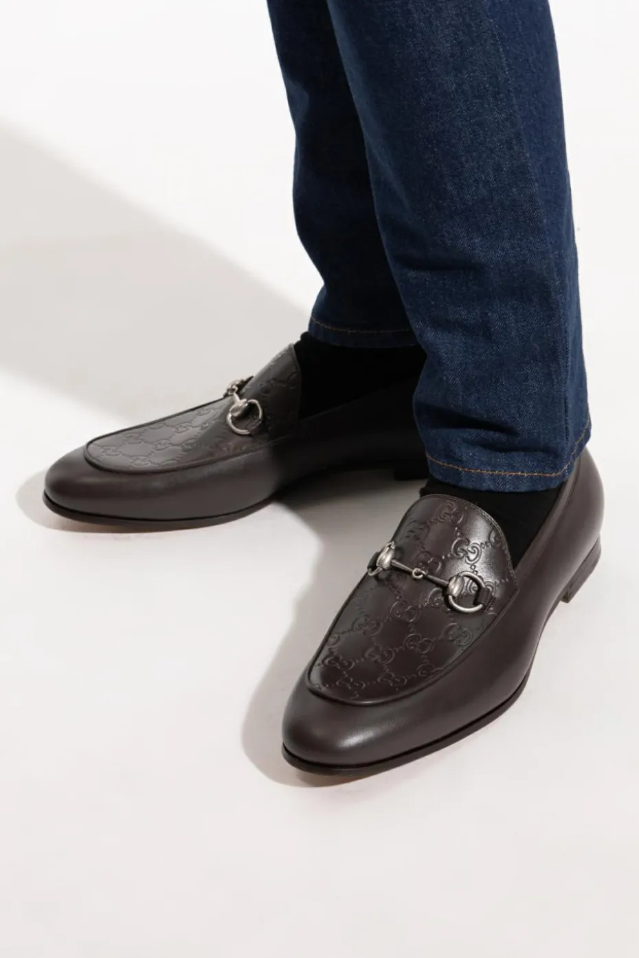 Gucci BRĄZOWY Buty typu `loafers`