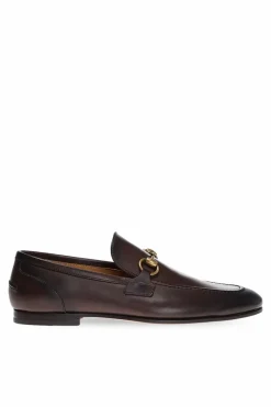 Gucci BRĄZOWY Buty typu 'loafers'