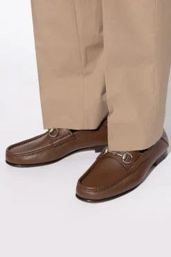Gucci BRĄZOWY Buty typu `loafers`