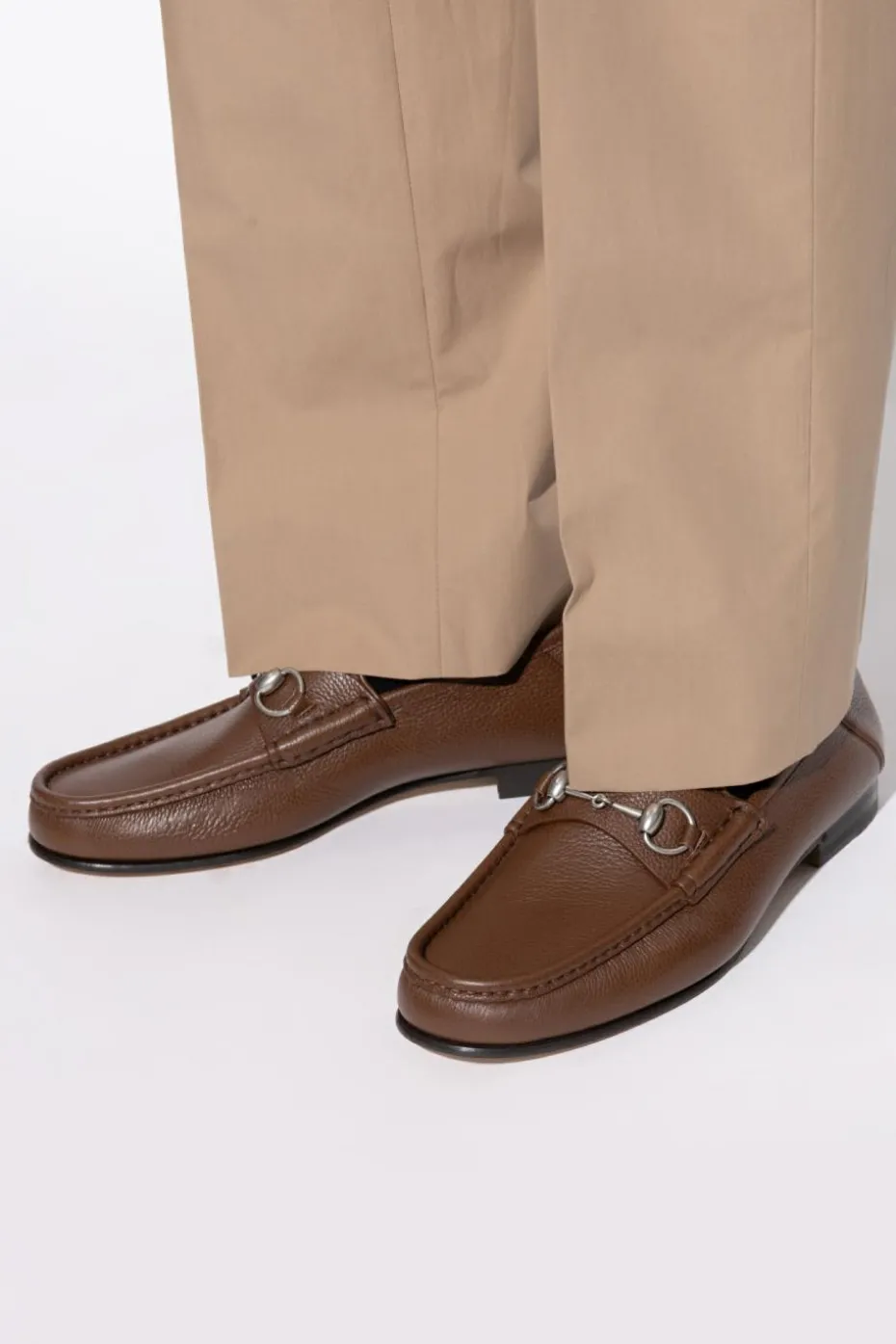 Gucci BRĄZOWY Buty typu `loafers`