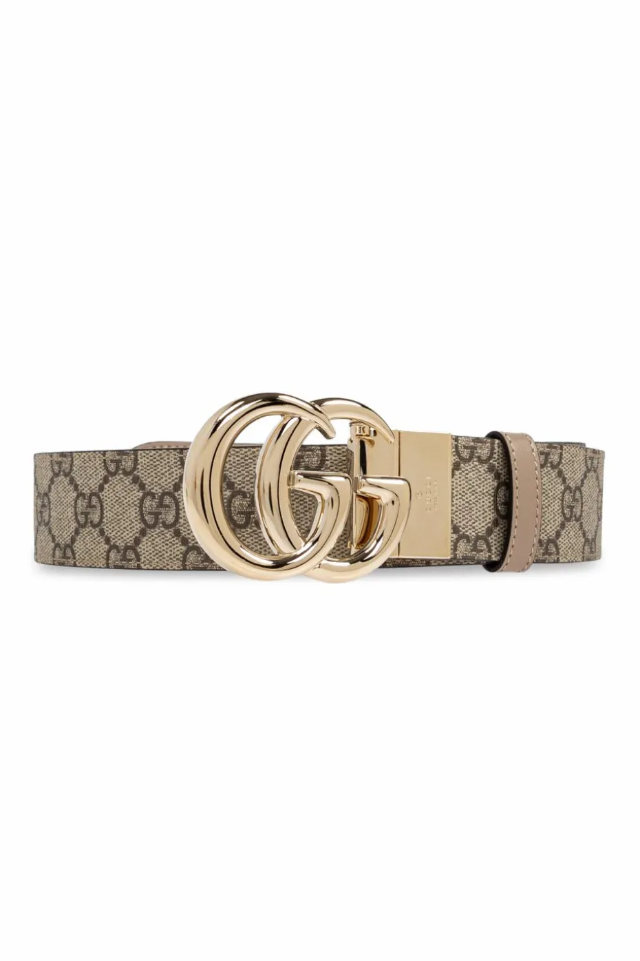 Gucci BRĄZOWY Dwustronny pasek