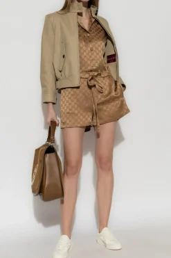 Gucci BRĄZOWY Koszula z monogramem