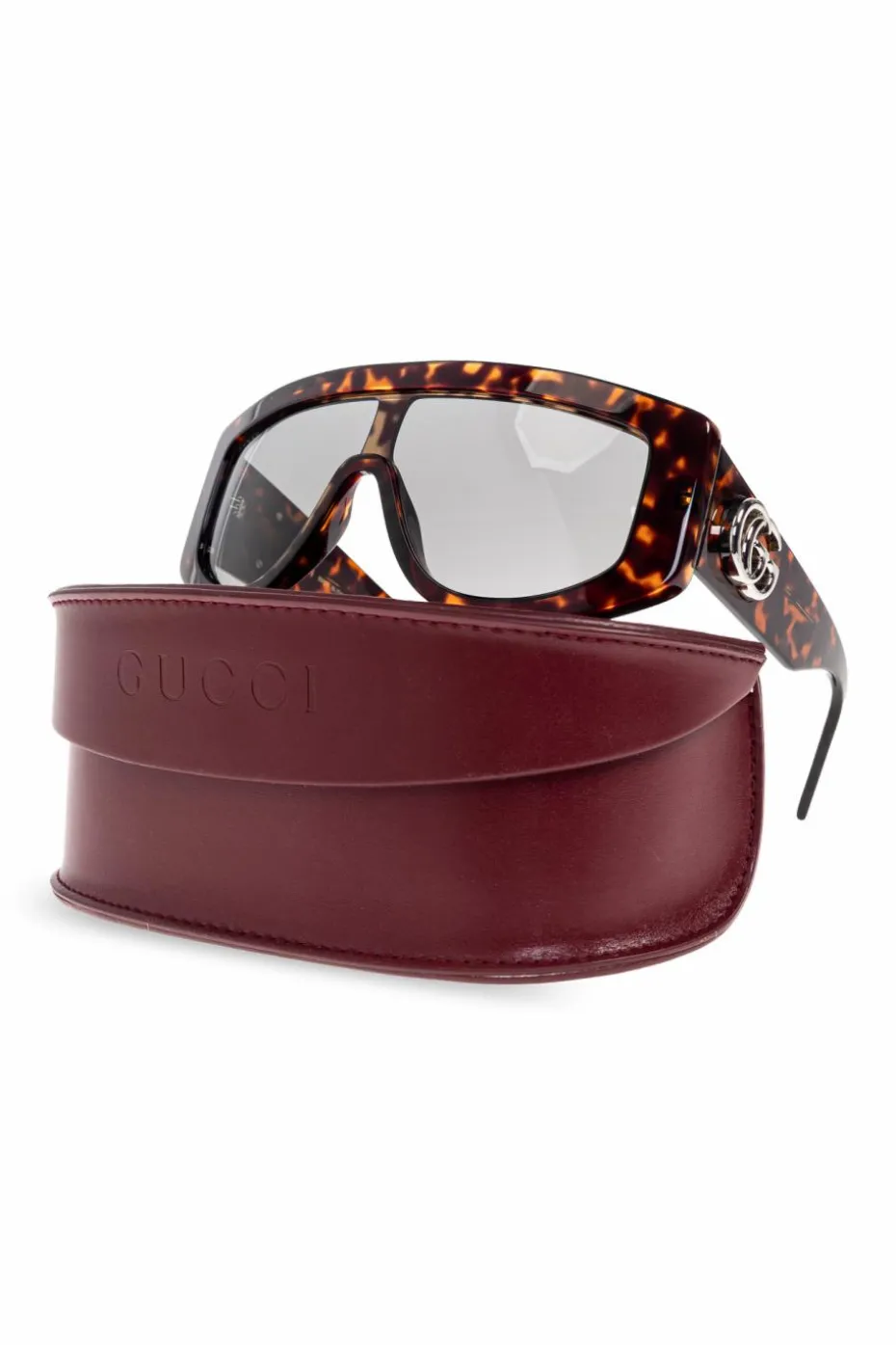 Gucci BRĄZOWY Okulary przeciwsłoneczne