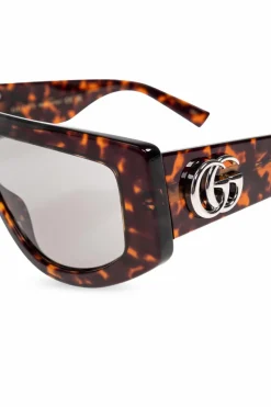 Gucci BRĄZOWY Okulary przeciwsłoneczne