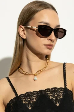 Gucci BRĄZOWY Okulary przeciwsłoneczne