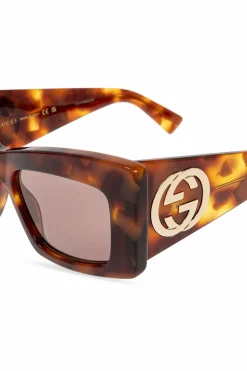 Gucci BRĄZOWY Okulary przeciwsłoneczne