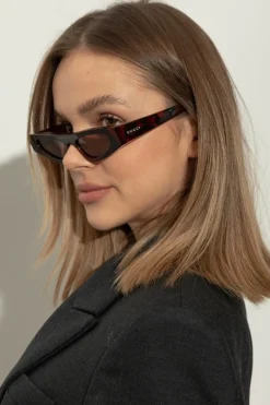 Gucci BRĄZOWY Okulary przeciwsłoneczne